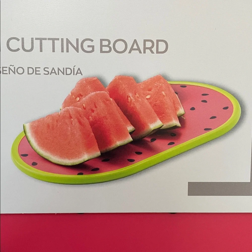 Crofton Watermelon Fruit Shape Two Sided Large Surface Cutting Chopping Board